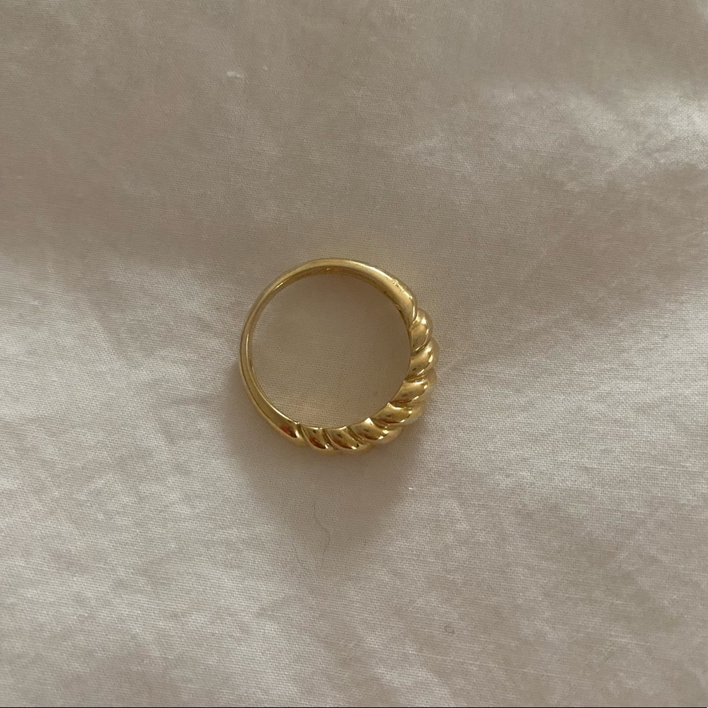 Croissant Ring - Gold Ring